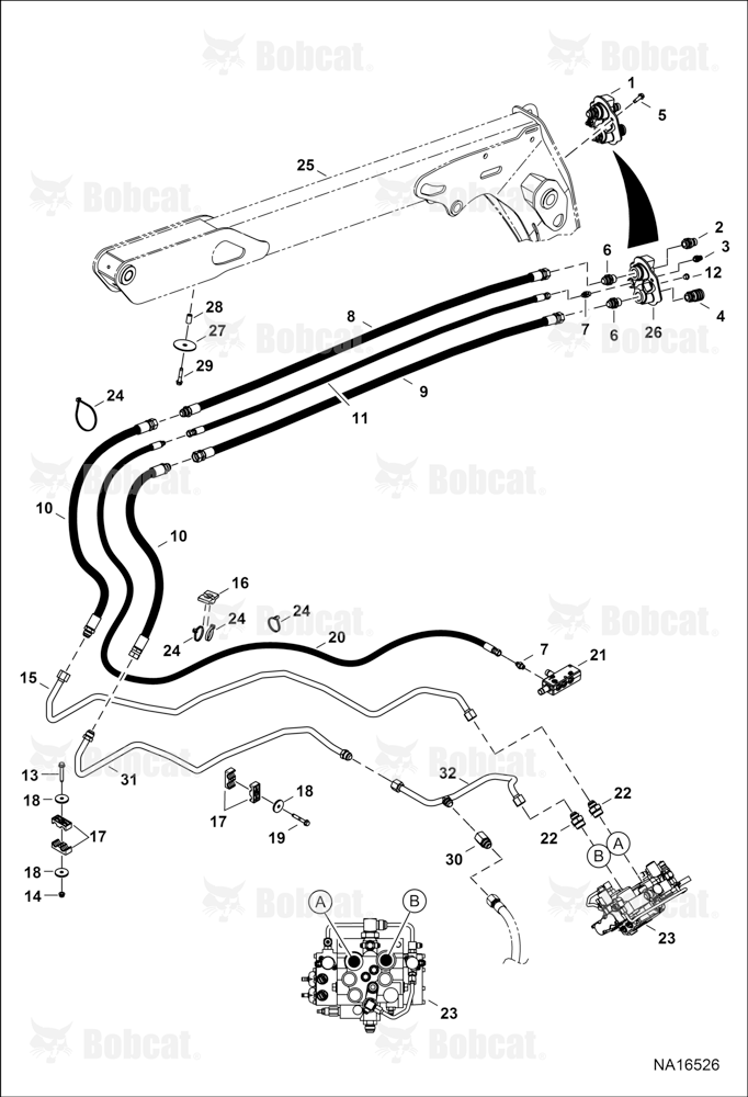 Auxiliary Hydraulics A3NL13815 & Above