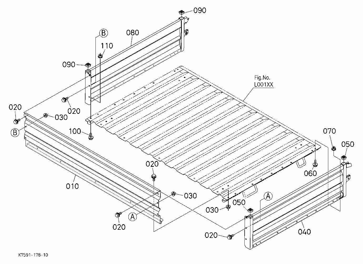 BOX PLATE [EXCEPT BED LINER]