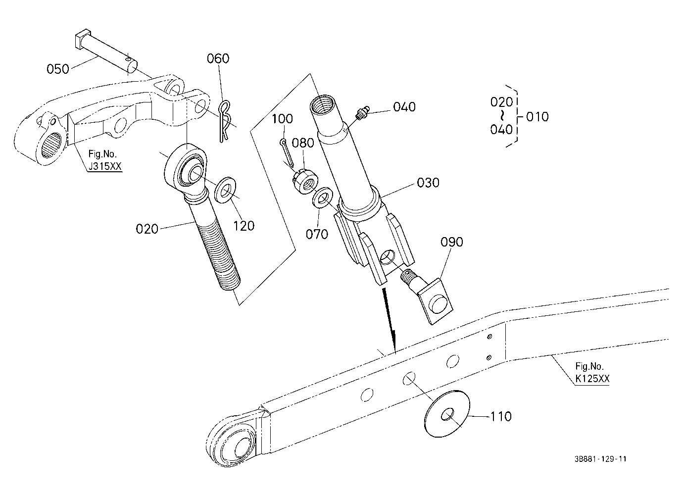 Lift Rod Lh