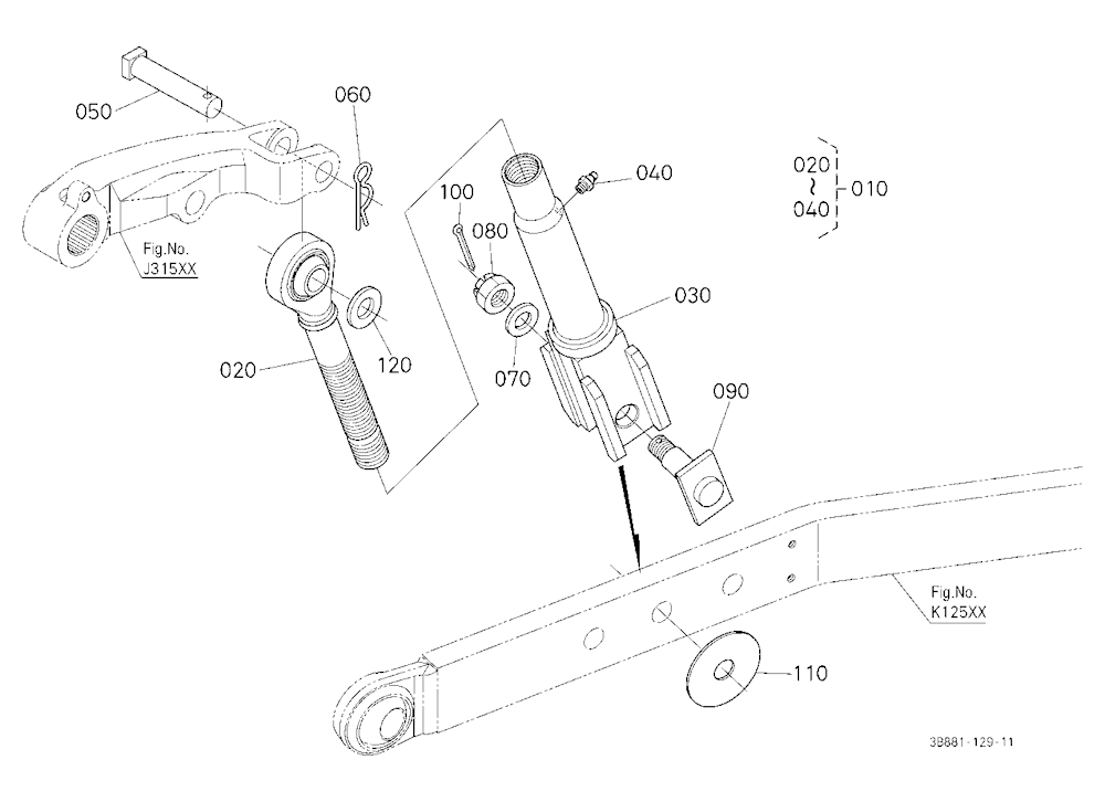 Lift Rod Lh