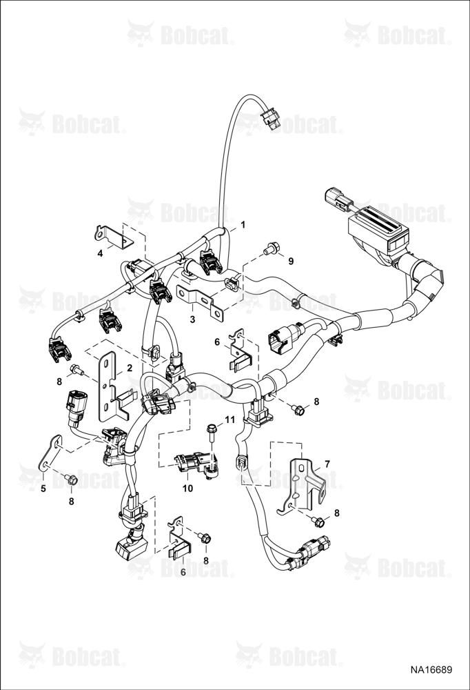 Engine Electrical Circuitry (Engine Harness, Sensors & Brackets)