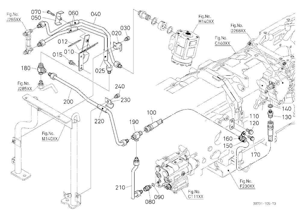 Hydraulic Oil Line (Shuttle/Pto) [New]