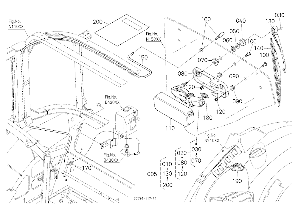 Rear Wiper Kit [Option]