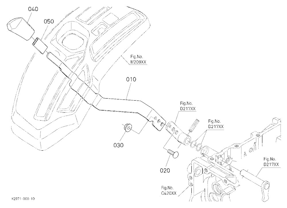 Range Gear Shift Lever
