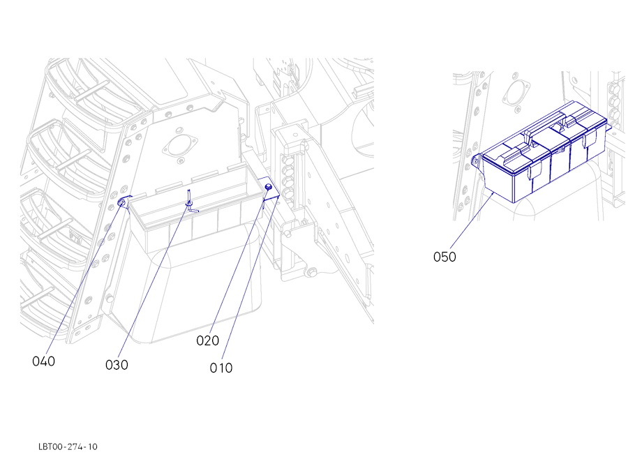 Kit - Two-Latch Toolbox - Rh Assembly