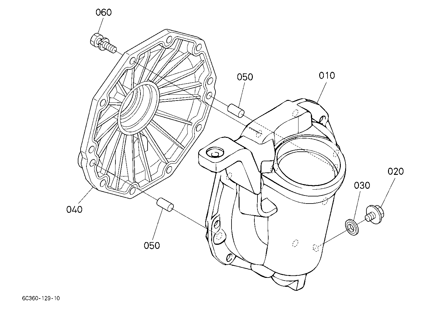 Front Axle Case Rh