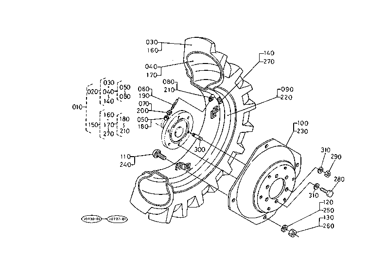 Rear Wheel (12.4-24 Fl18)