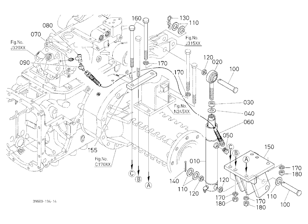 Assist Cylinder Kit Lh (W/G No.M9269B) [Option]
