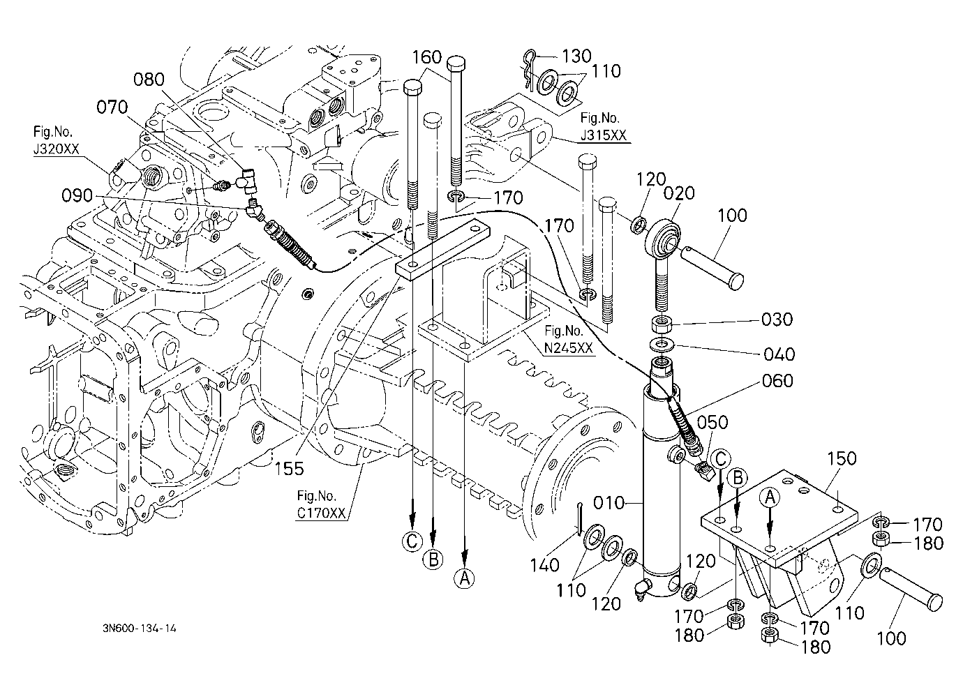 Assist Cylinder Kit Lh (W/G No.M9269B) [Option]