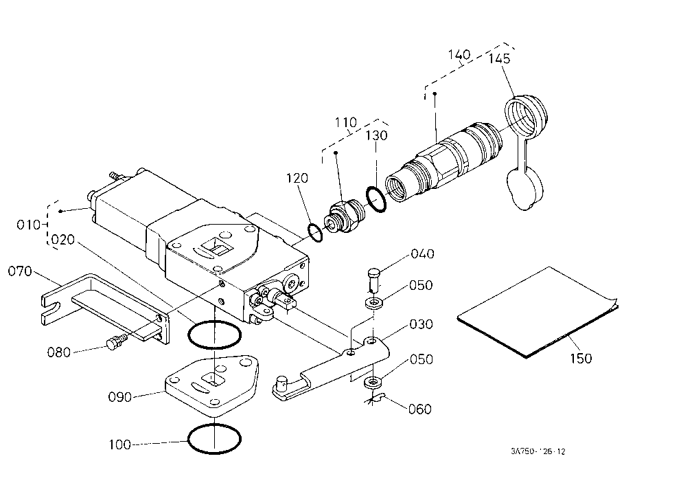 Auxiliary Control Valve Kit (Scd) (W/G No.M9517) [