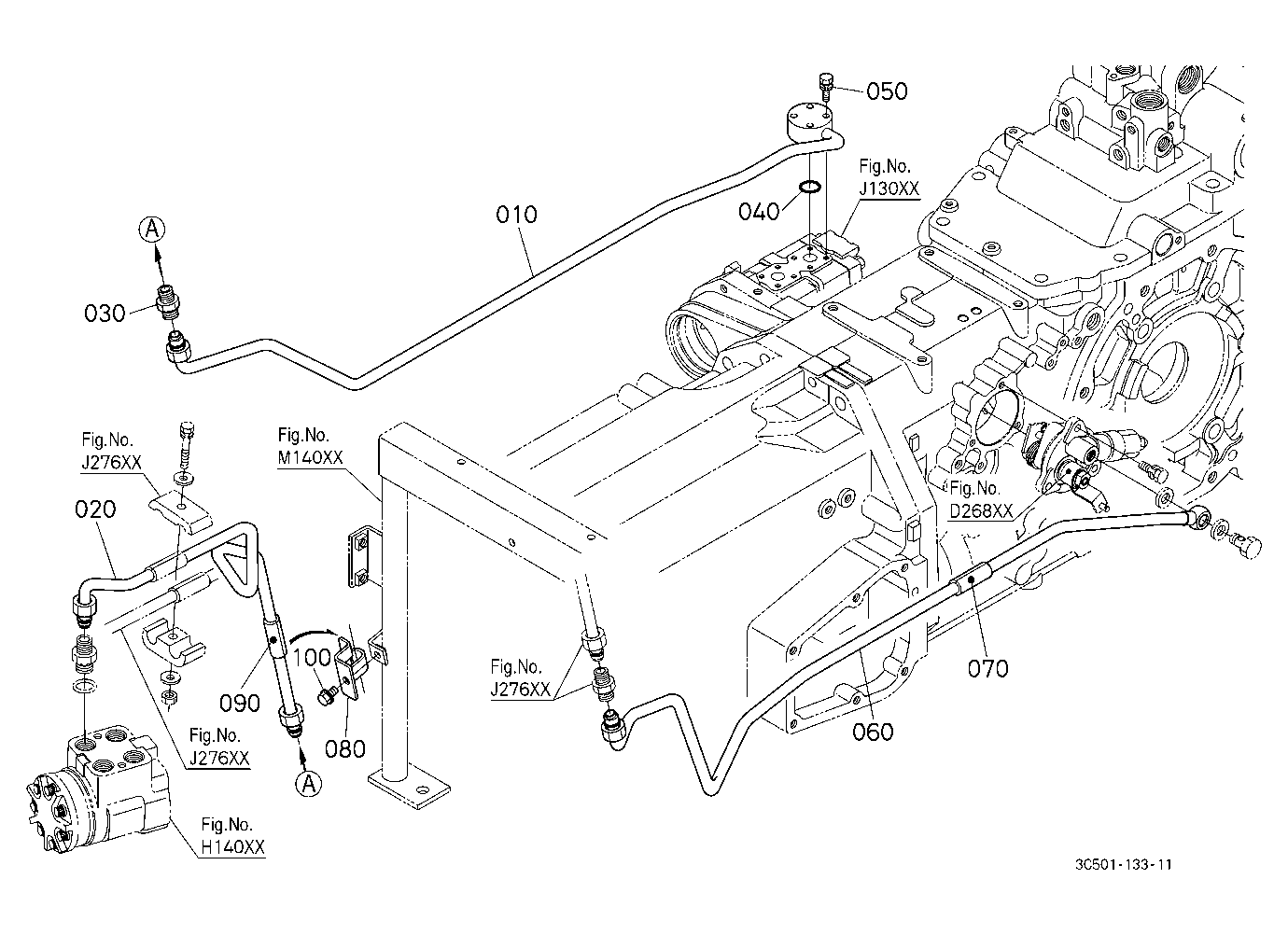 Hydraulic Oil Line (Steering/Pto) [New]