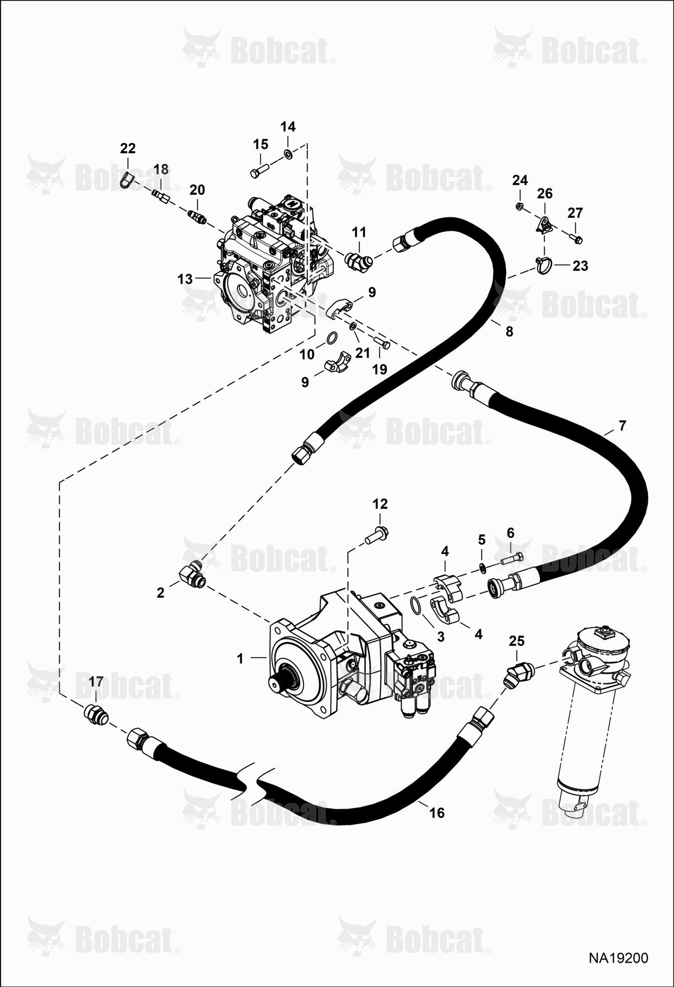 Hydrostatic Circuitry (Pump & Motor)