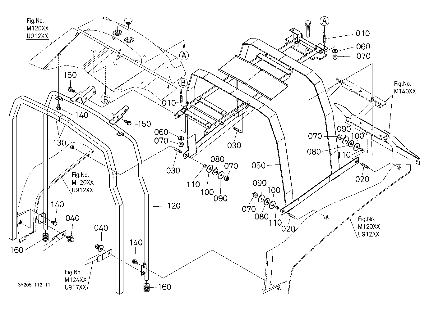 Bonnet Kit (Bonnet Frame) [Option]