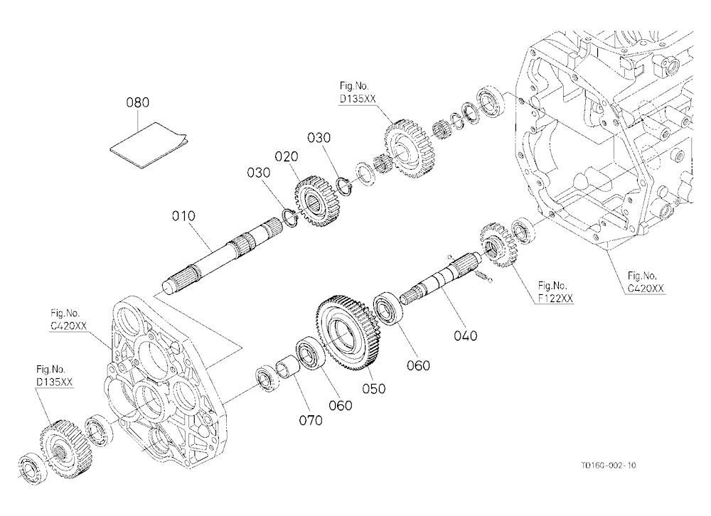 Mid Pto Gear Kit (W/G No.L8316) [Option]