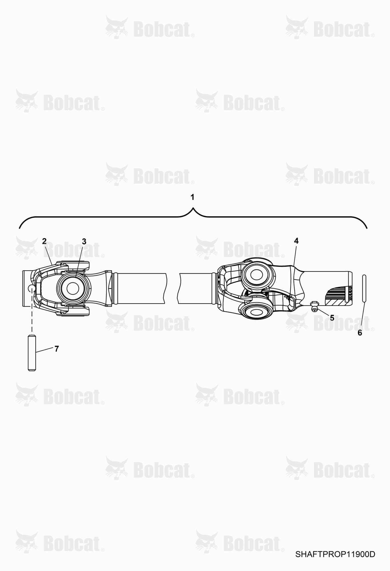 Drive TRAIN, Front Prop Shaft