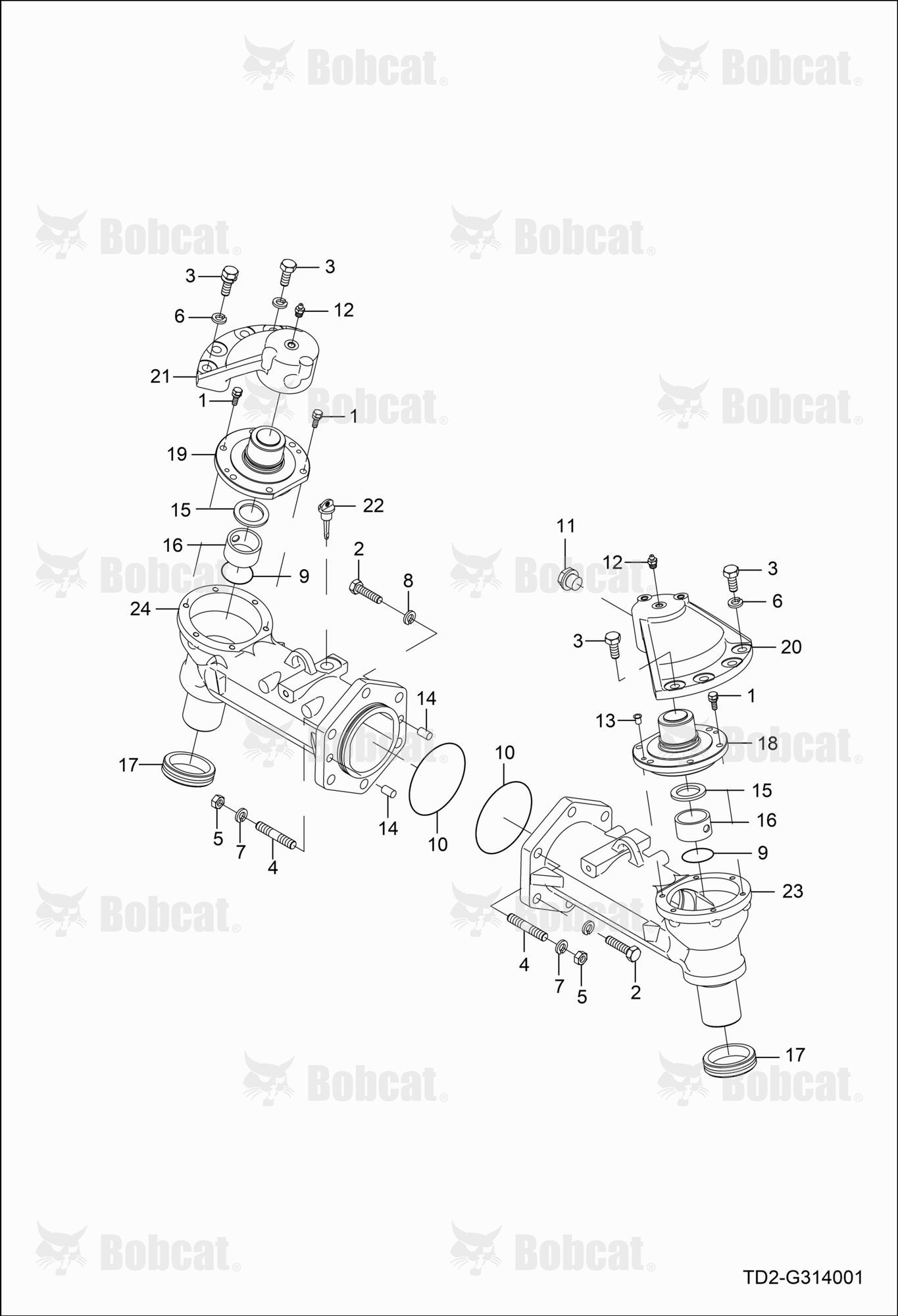 Bevel Gear Case Group