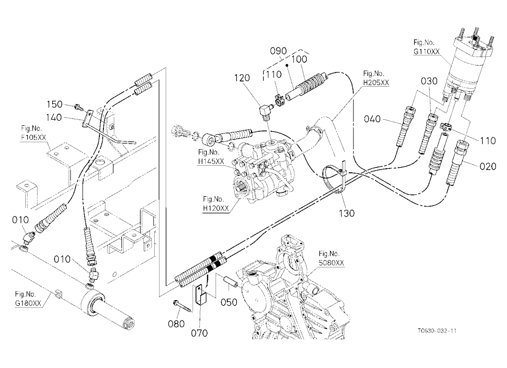Hydraulic Oil Line (Steering)