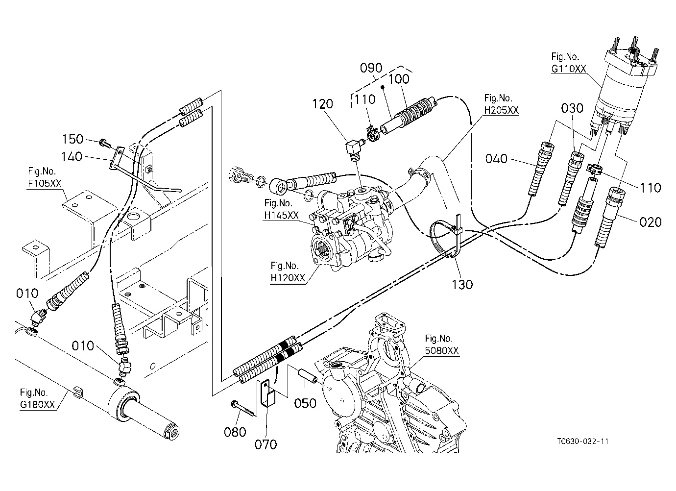 Hydraulic Oil Line (Steering)