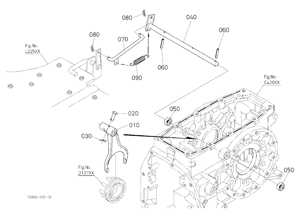 Differential Lock Shift Fork