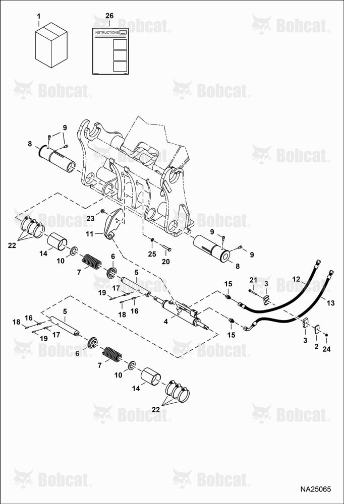Power Attachment Lock Kit (Manitach)
