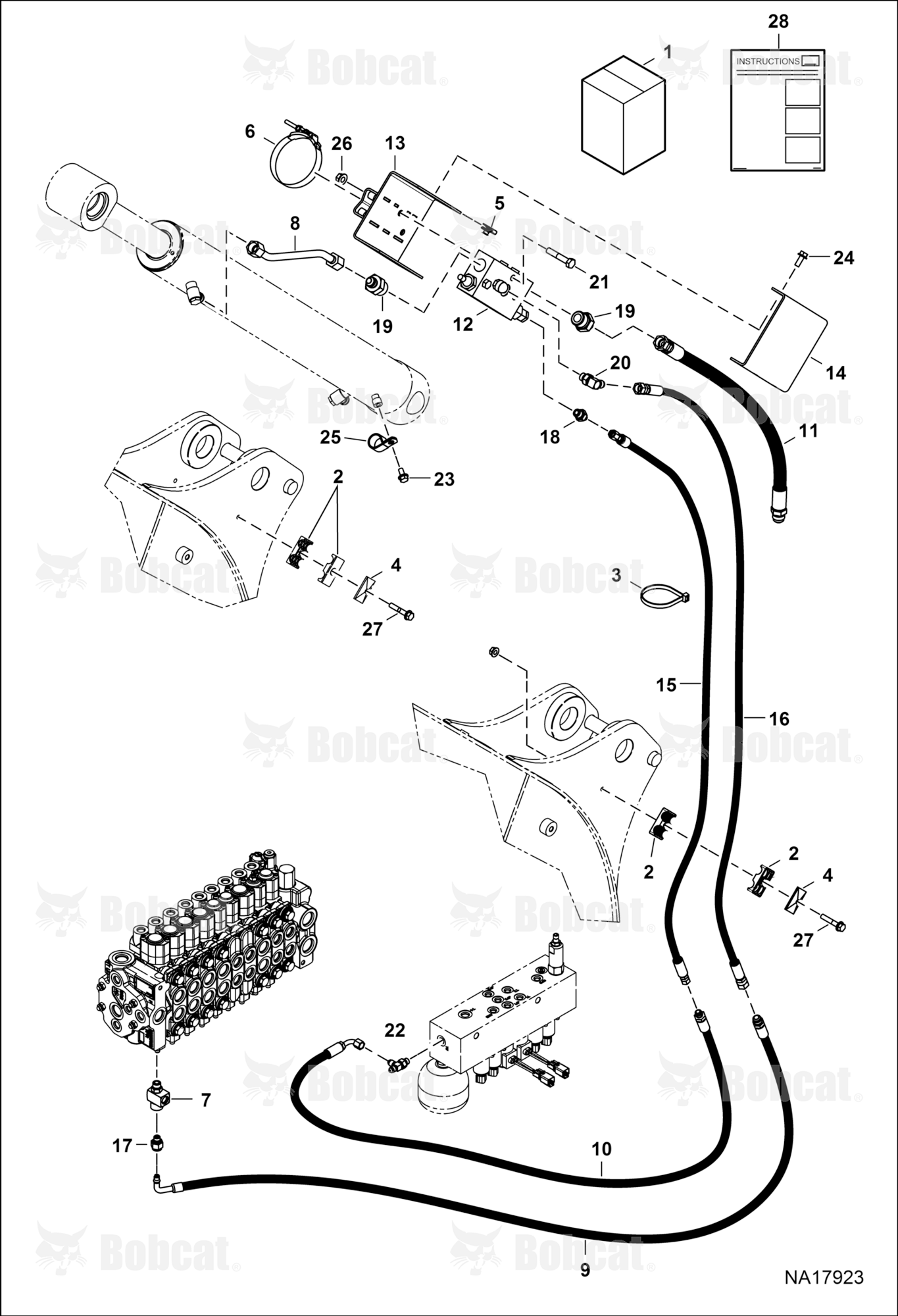 Load Hold Kit (Arm)  B4GM11001 - B4GM11733