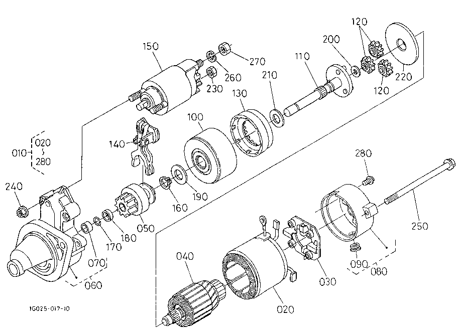 Starter [Component Parts](Not For Reman Unit)