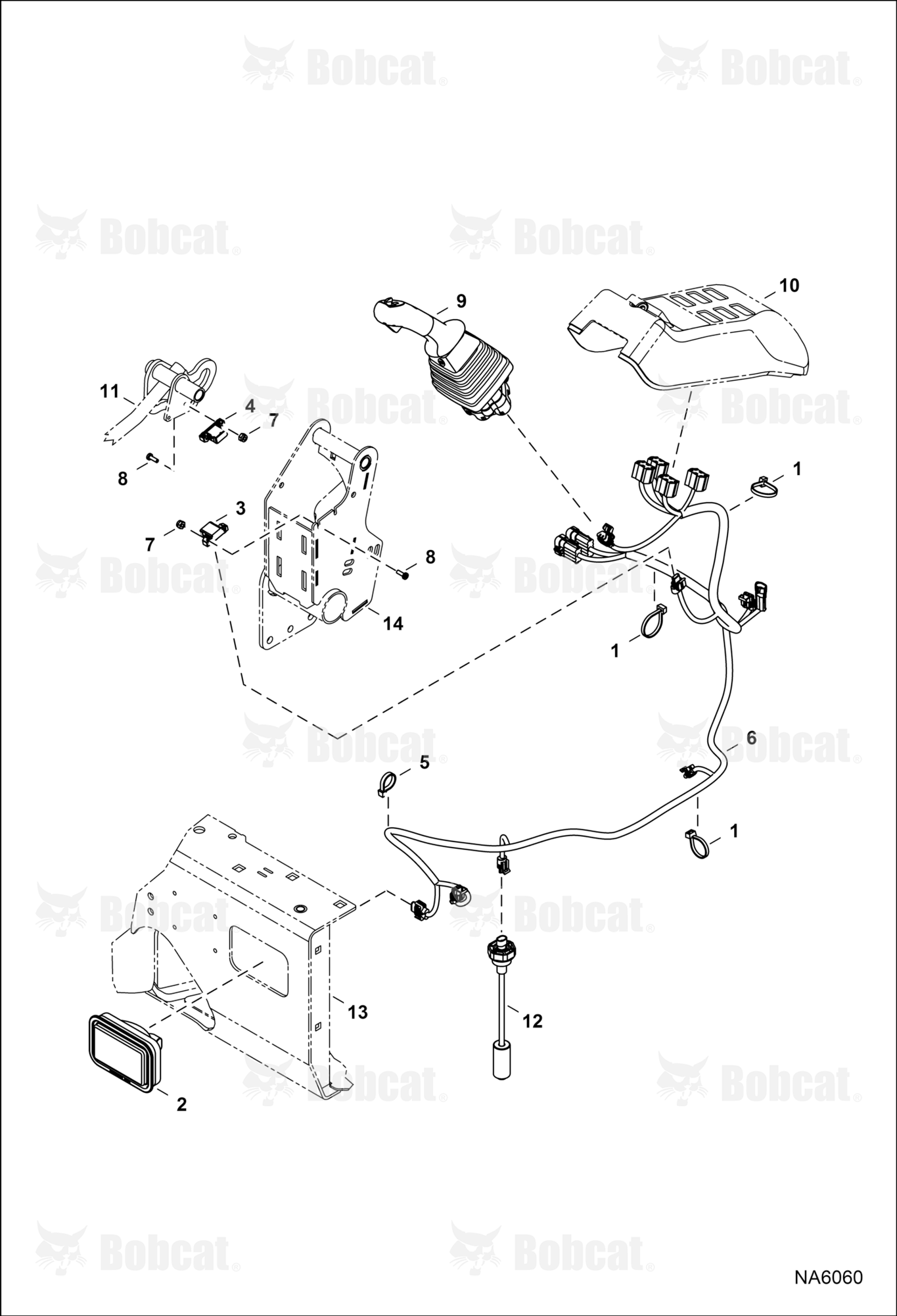 Controls Electrical (LH Console)  AB8B11001 - AB8B11999