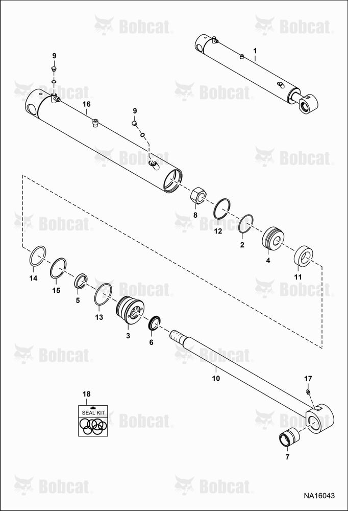 Boom Swing Cylinder