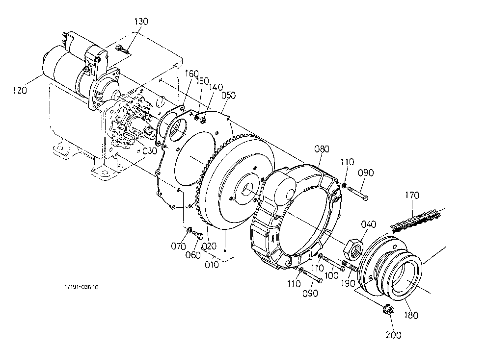 Flywheel And Starter