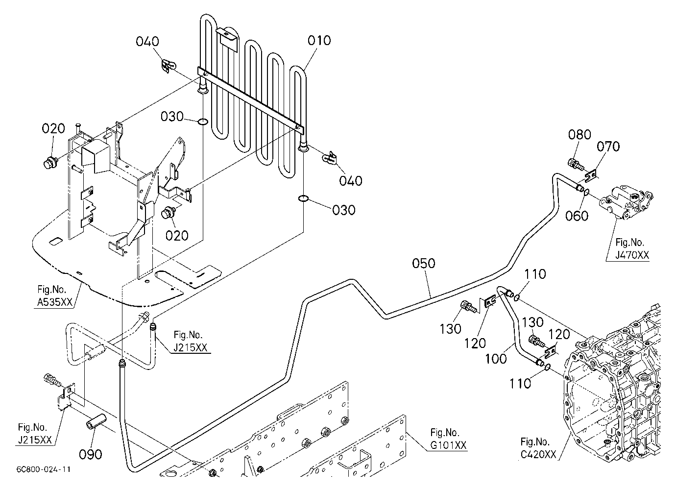 Hydraulic Oil Line (Oil Cooler)