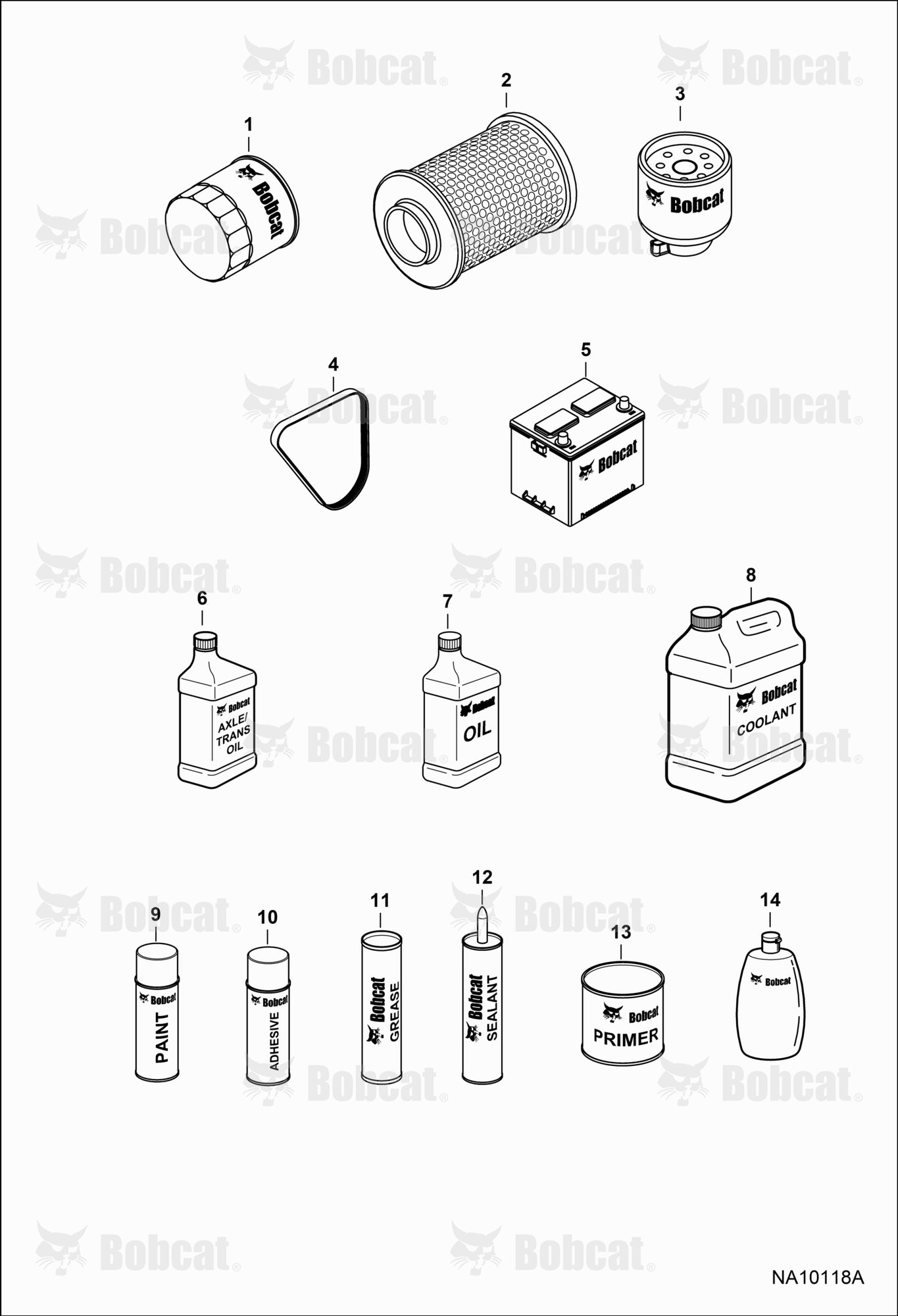 Maintenance Items (Service Parts)
