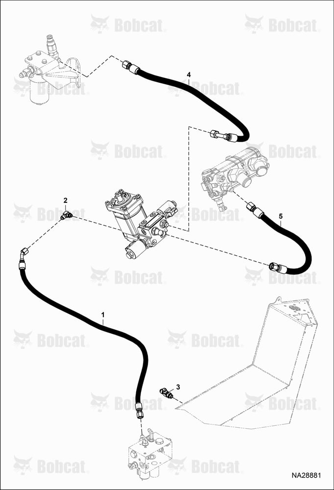 Hydraulic Circuitry (Fan Motor) (INV) (LS)