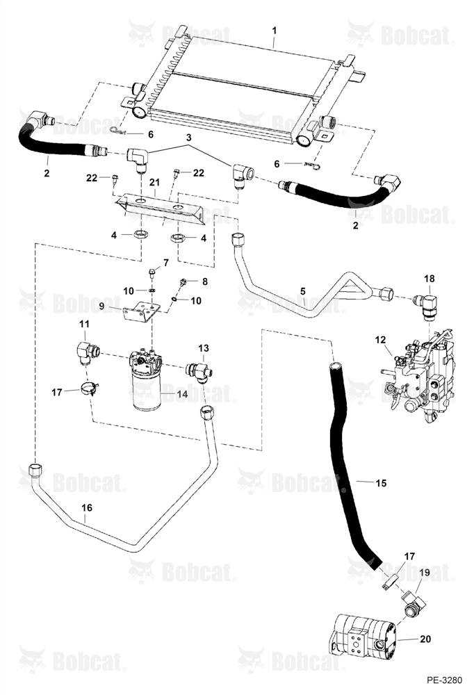 Hydrostatic Circuitry (W/Cooler)