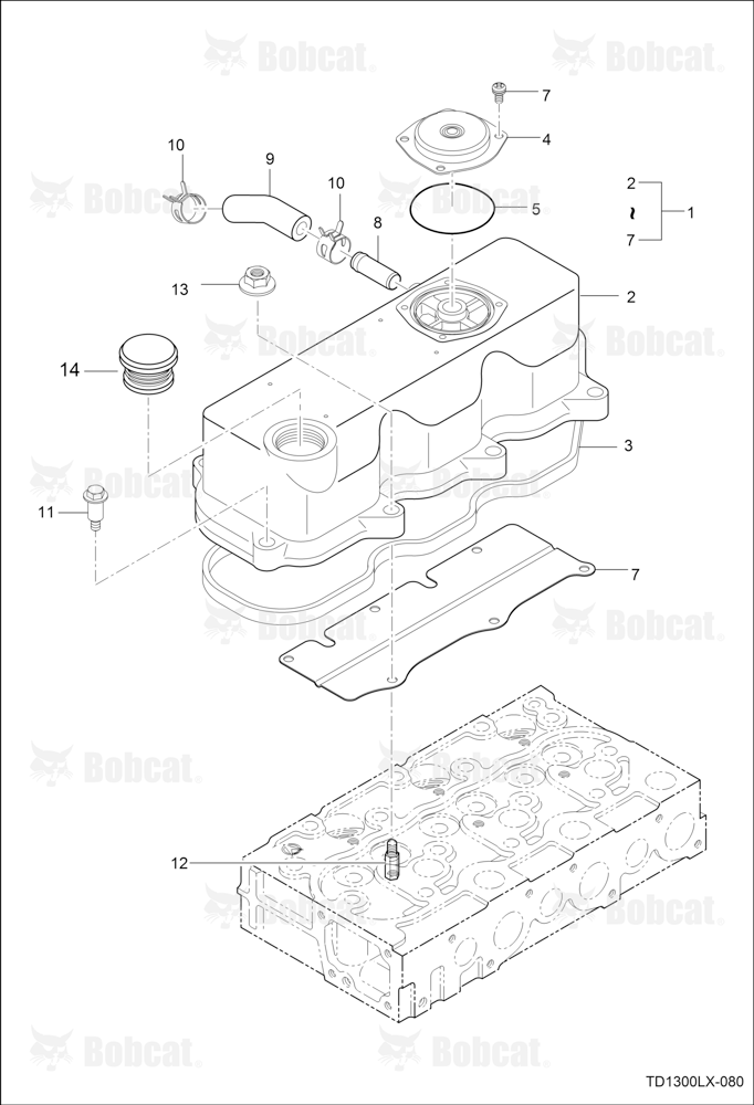 COVER,CYLINDER Head A59B11001 & Above