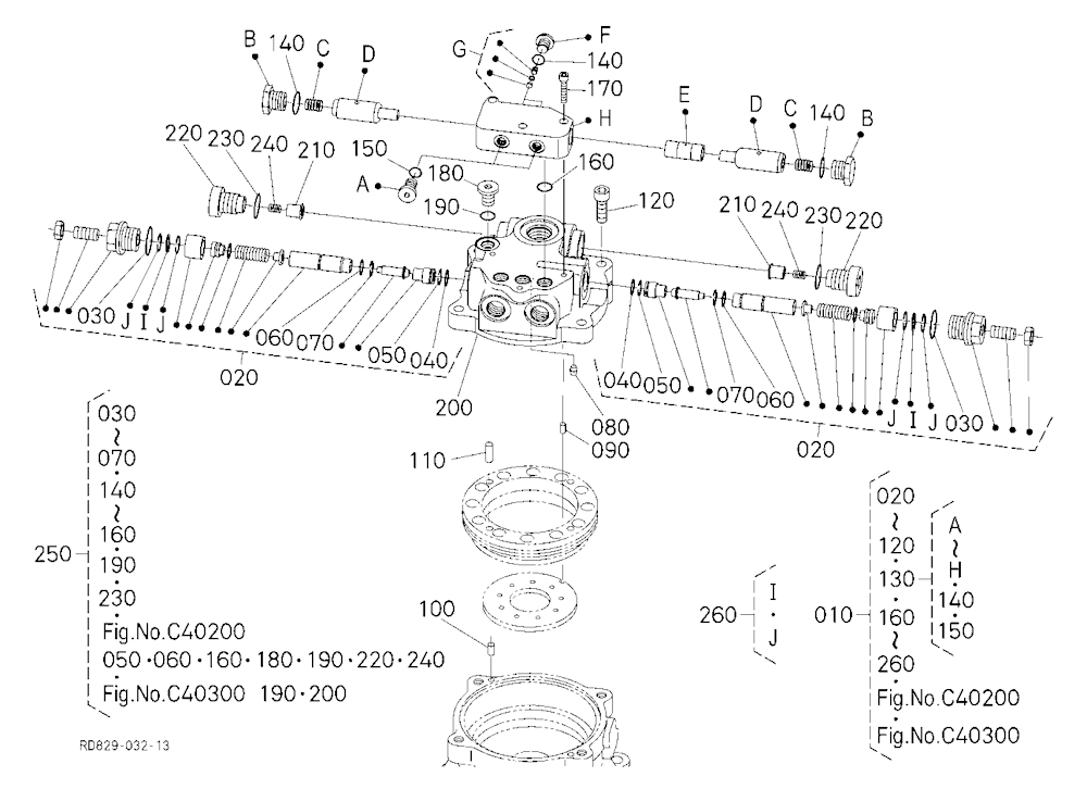 Swivel Motor (Valve) [Component Parts]