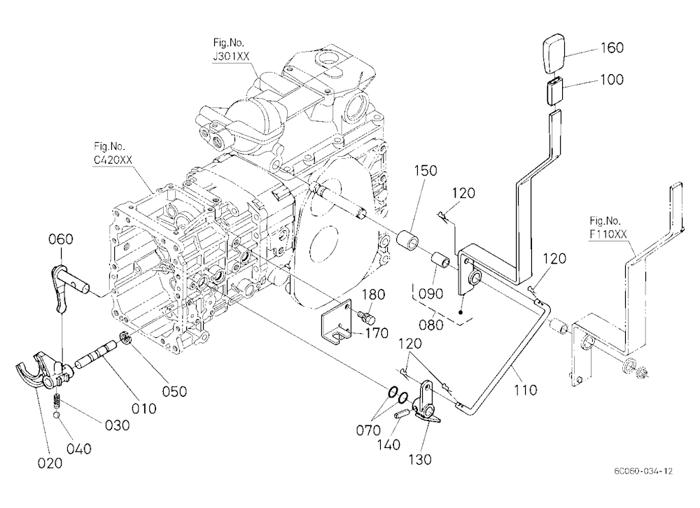 Pto Gear Shift Lever [Except Mid Pto Type]