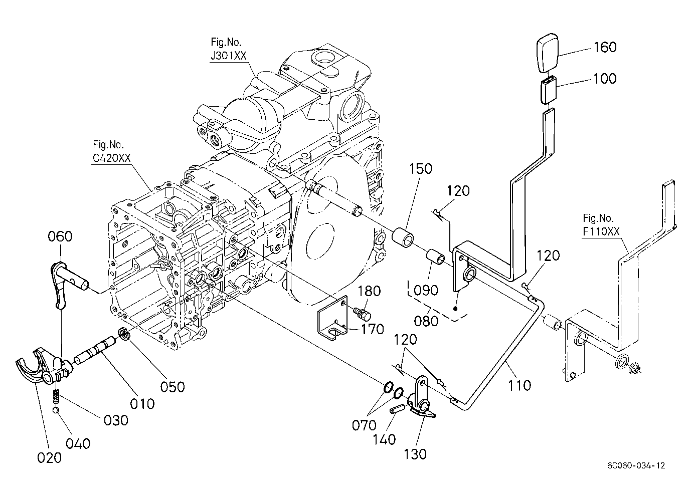 Pto Gear Shift Lever [Except Mid Pto Type]
