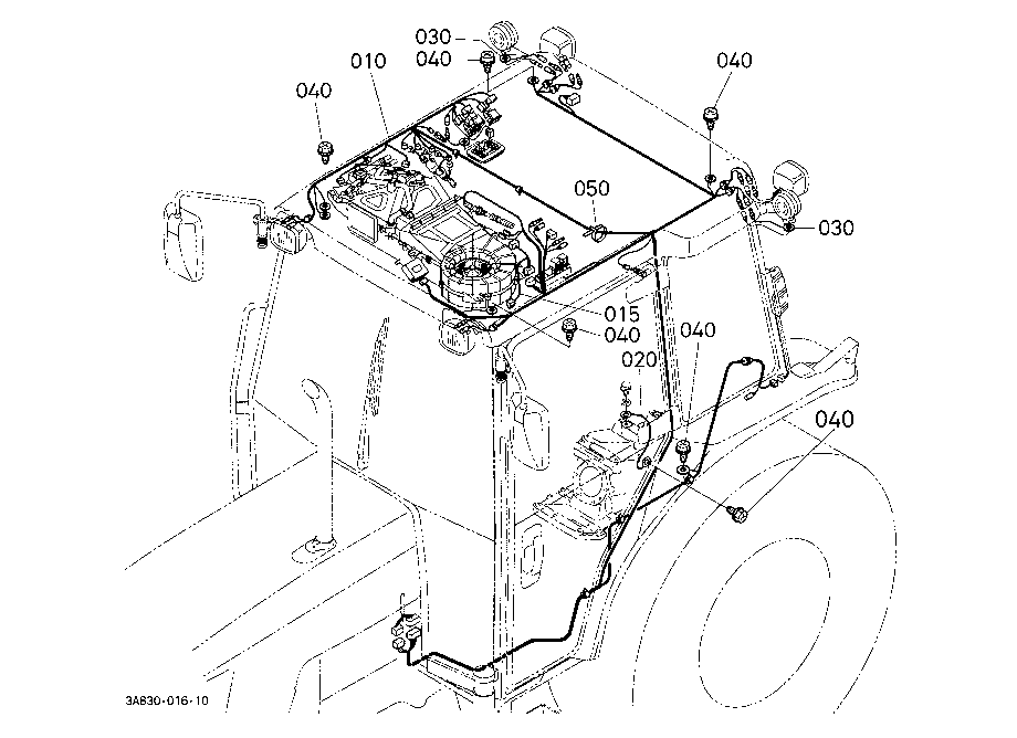 Electrical Wiring (Cab) [A] [New Type]