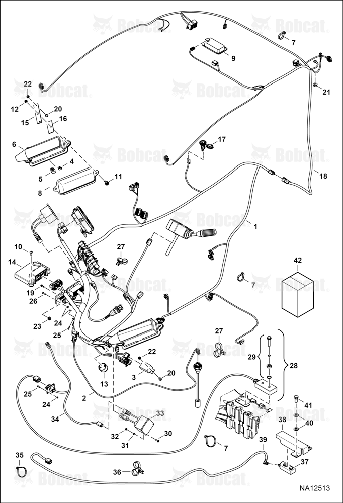 CAB Electrical Circuitry (Harnesses)  B3ZS11001 - B3ZS16000, B3ZT11001 - B3ZT16000