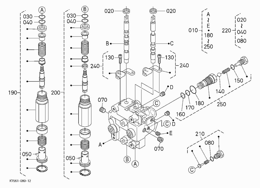 HYD.UPGRADE KIT(REMOTE) [COMP. PARTS] [RTV900G/W/R
