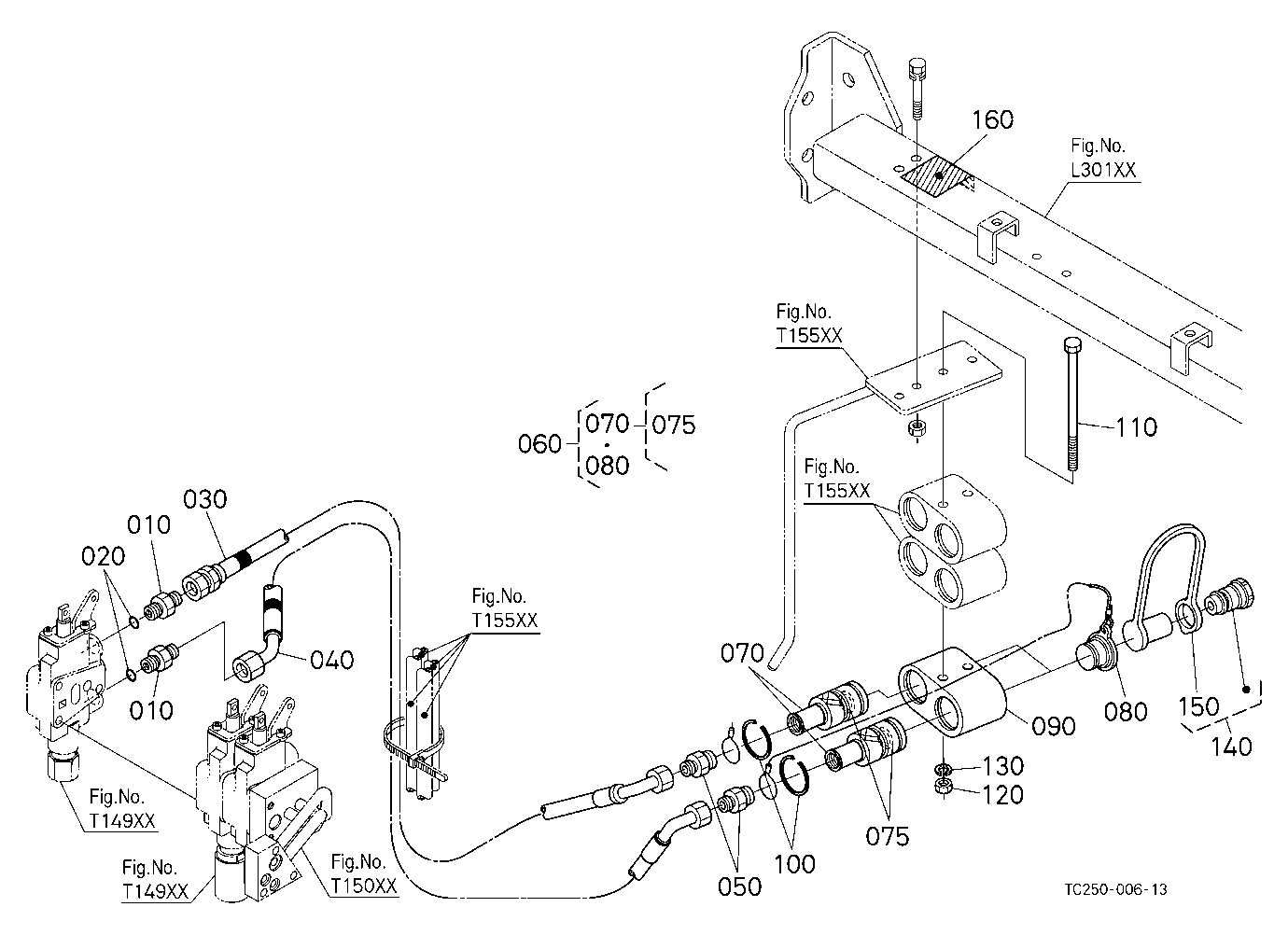 Auxiliary Control Valve Coupler (3Rd) (W/G No.Mx84