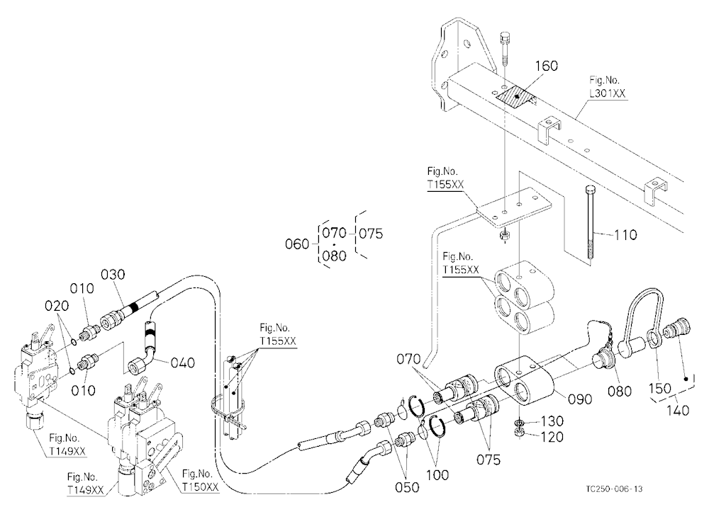 Auxiliary Control Valve Coupler (3Rd) (W/G No.Mx84