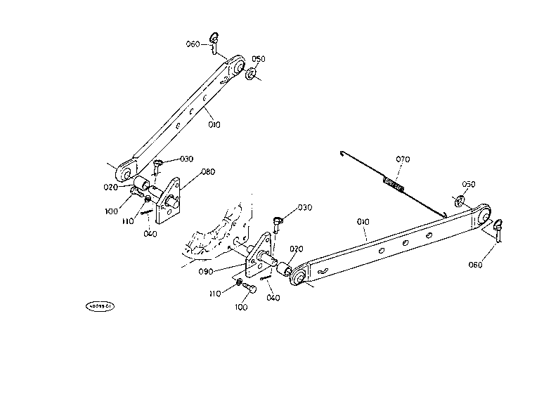 Hydraulic Lift Link 1 (Lower Link)