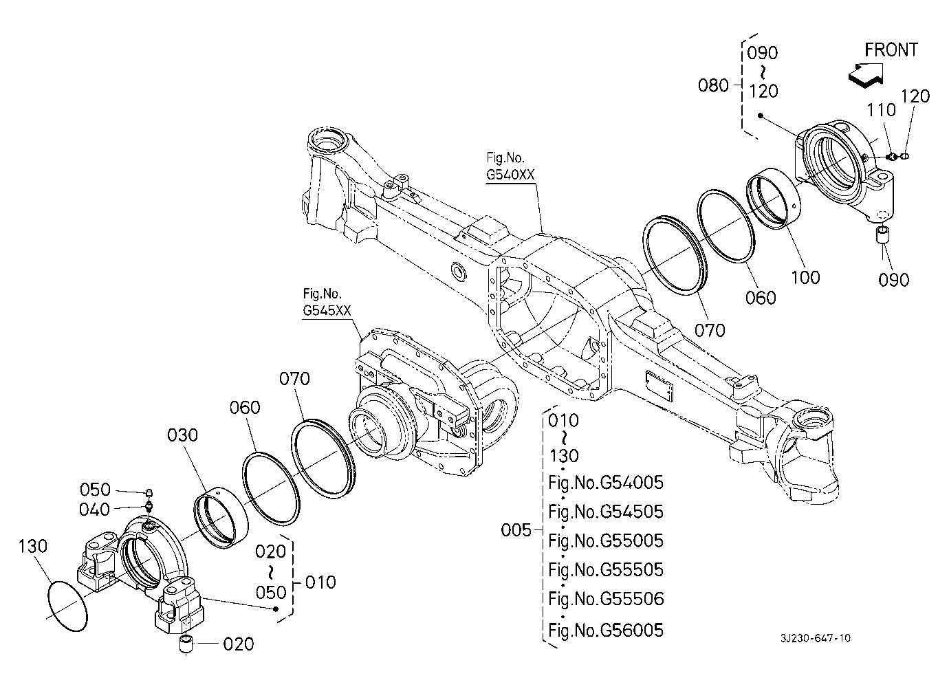 Front Axle Bracket [Front Axle Component] [With Fr