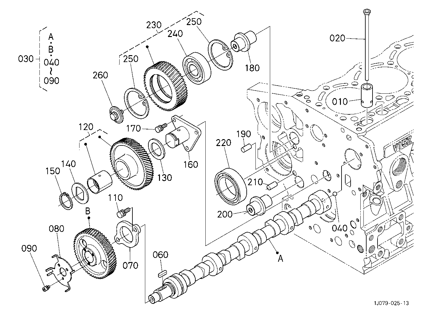 Camshaft And Idle Gear Shaft