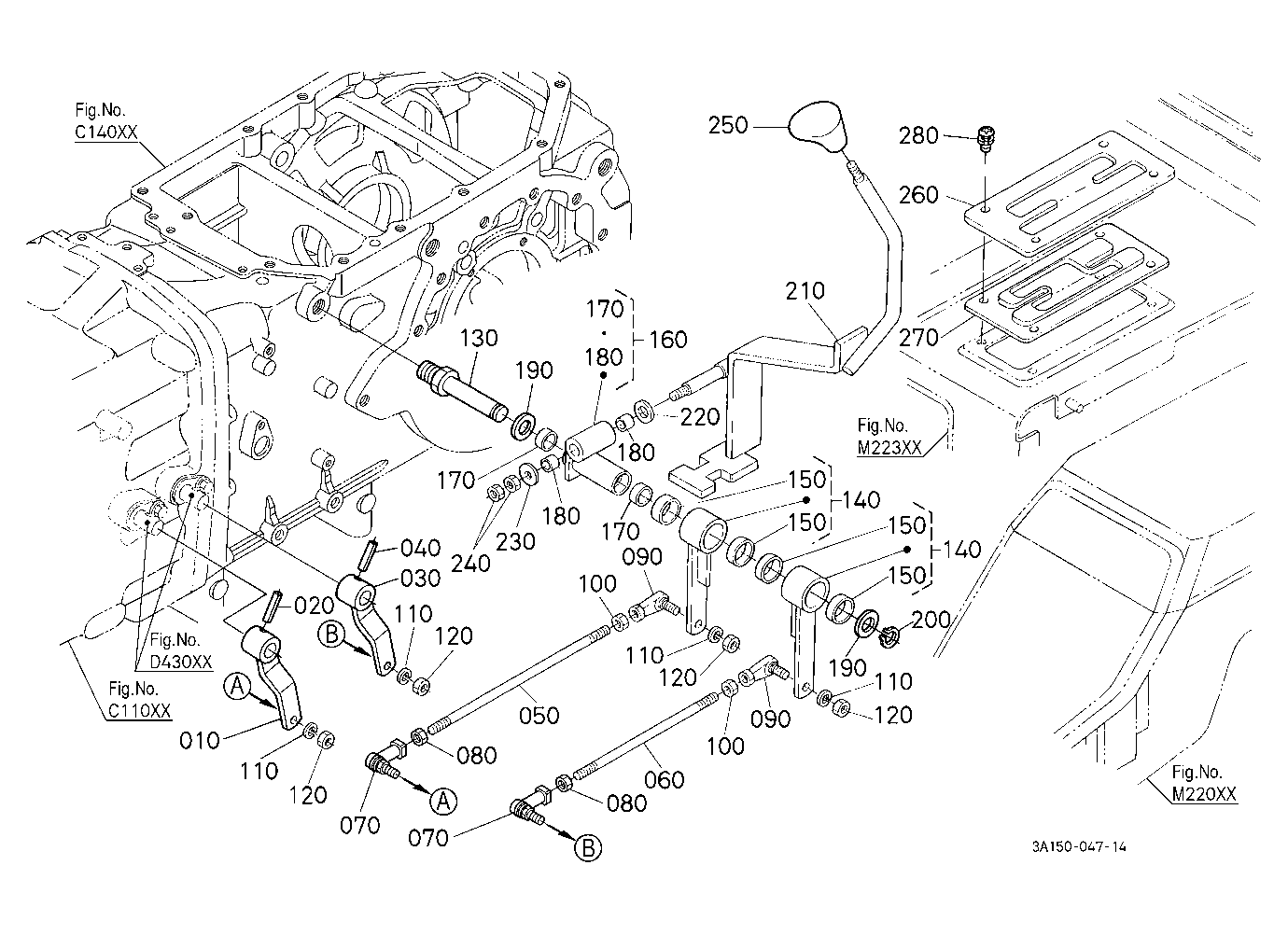 Pto Clutch Lever