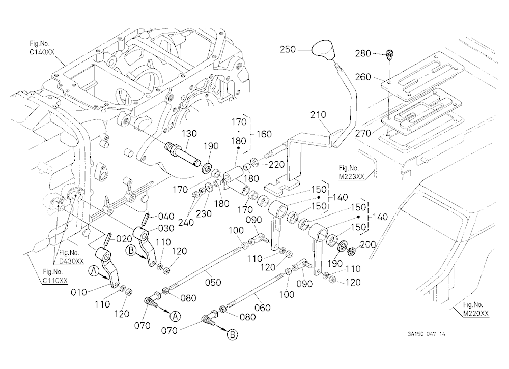 Range Gear Shift Lever/Creep Gear Shift Lever [Ca]