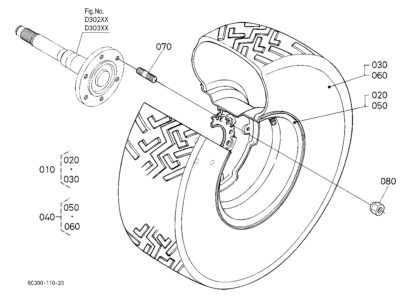 Rear Wheel (31*15.5-15)