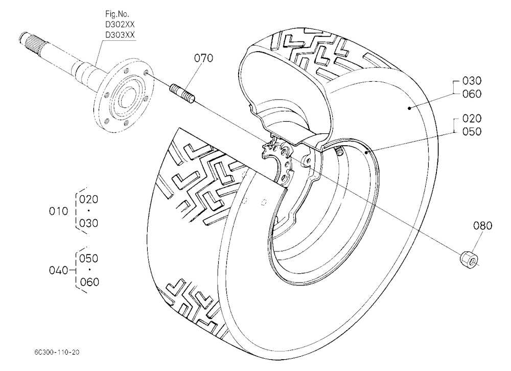 Rear Wheel (31*15.5-15)