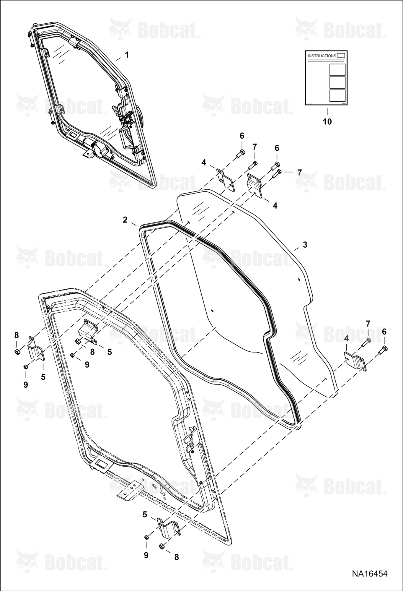 CAB Door Window (Special) (Window Clamps)